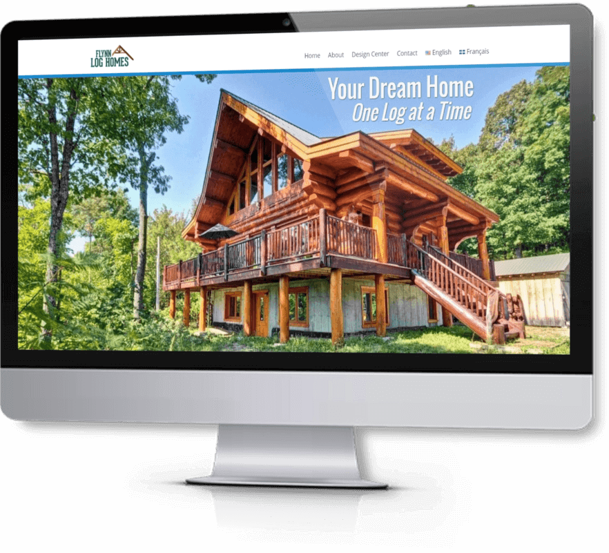 Web Design - Our Clients - Flynn Log Homes
